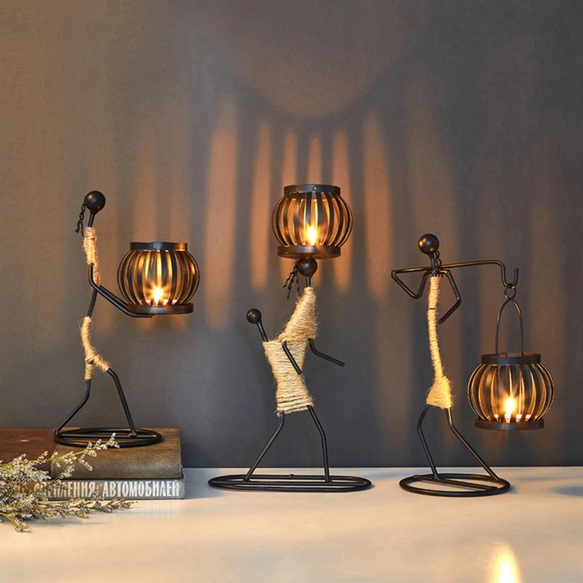 Creative Metal Candle Holder