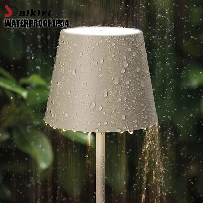 Dimmable, Waterproof, Portable LED Table Lamp